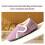 Women's Brown Indoor Slippers Closed-Back Lightweight Size 8 7