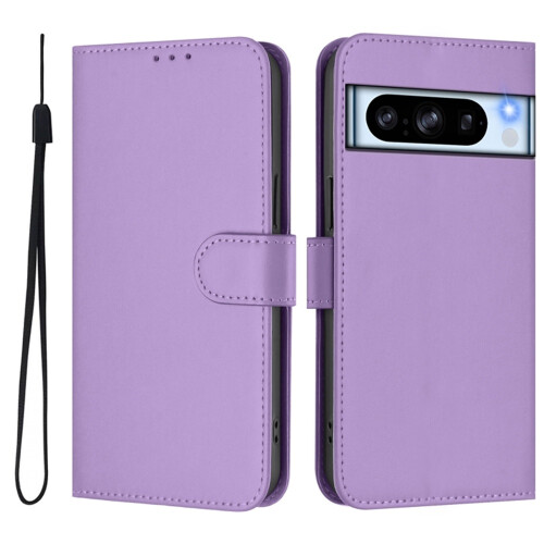 Purple PU Leather Wallet Case for Google Pixel 8 Pro with 1
