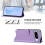 Purple PU Leather Wallet Case for Google Pixel 8 Pro with 5