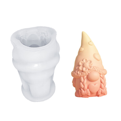 Easter Heart Dwarf Silicone Mold for DIY Resin Casting and 1