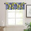 Blue Tile Lemon Window Valance 54x18 inch 2