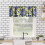 Blue Tile Lemon Window Valance 54x18 inch 4