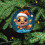 Christmas Ceramic Ornament Goldfish Red Santa Hat 5