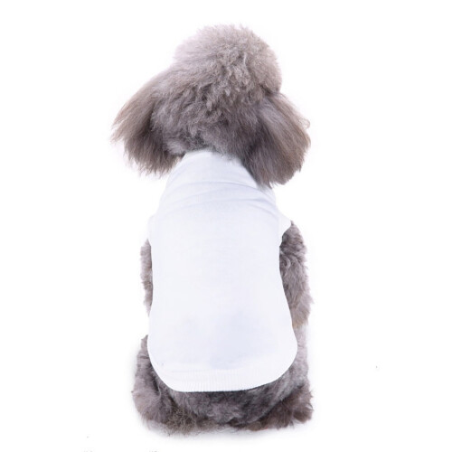 Dog Sweater Cotton Solid Color Small Dog Vest 2