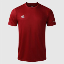 (S, Red) Umbro Mens Crew Neck Athletic T-Shirt