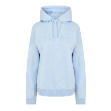(10 UK, Blue) USA Pro Womens/Ladies Logo Marl Classic Drawstring Hoodie