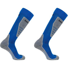 (11 UK-13 UK, Blue) Salomon Mens Aces Ski Socks (Pack of 2)