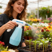 Electric SprayBottle Adjustable Nozzle Battery-Operated Electric Flower PlantsSprayer for Gardening Lawn Patio