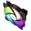 BAJEAL 12cm Chassis Cooling Fan 4P Interface Chassis Fan Computer Chassis Cooling Colorful Lights Mute Multi-Function Fan,1 Set 4
