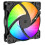 BAJEAL 12cm Chassis Cooling Fan 4P Interface Chassis Fan Computer Chassis Cooling Colorful Lights Mute Multi-Function Fan,1 Set 6
