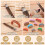 Pottery Handle Making Tool with 9 Pcs Mug Handle Mold Adjustable Clay Pottery Tools Ceramic Tools Pottery Trimming 3