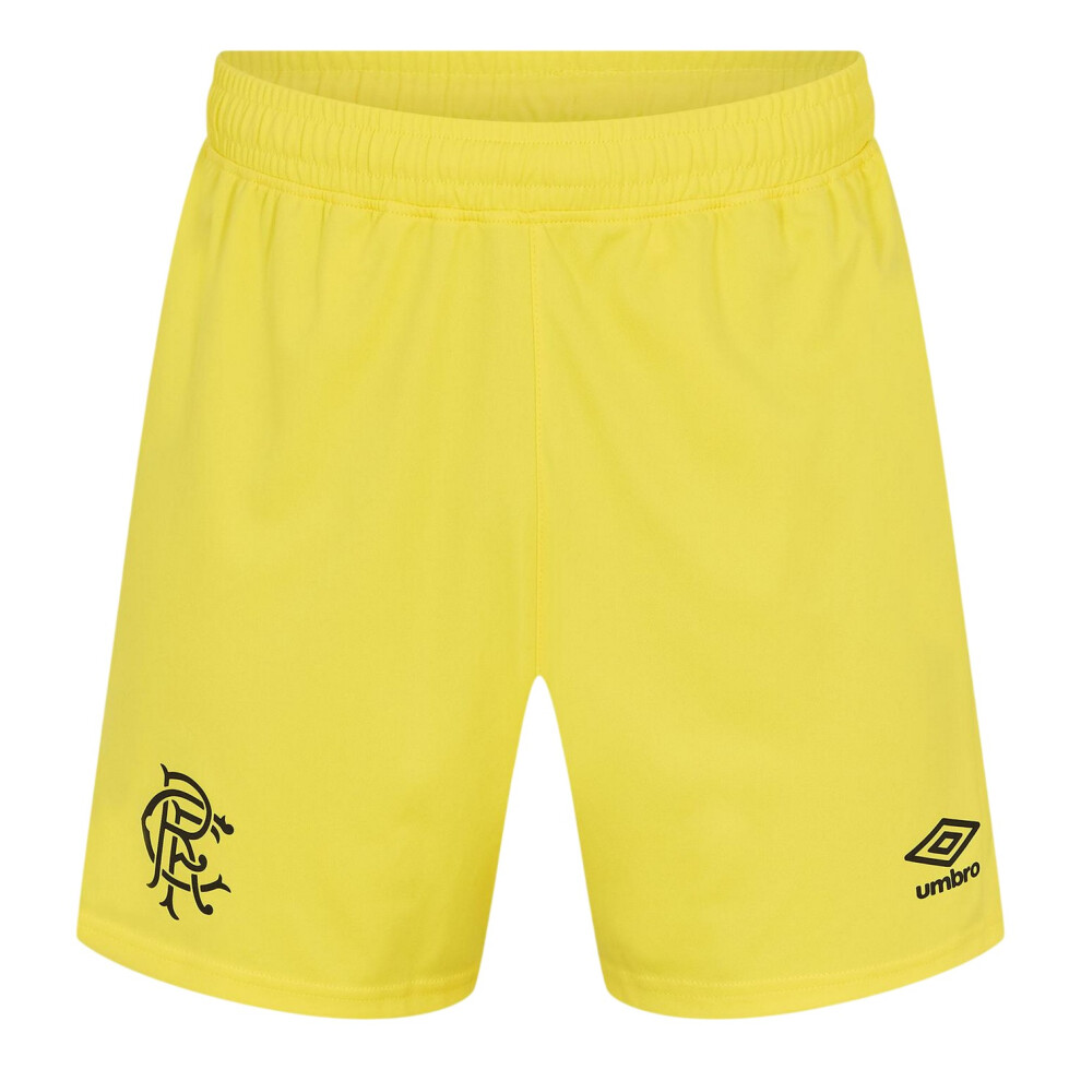 Umbro (S R, Yellow) Unisex Adult 2025/2026 Rangers Fc Goalkeeper Shorts