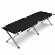 Oypla Heavy Duty Outdoor Folding Camping Bed Portable with Carry Bag