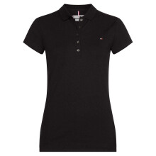 (18 UK, Black) Tommy Hilfiger Womens/Ladies Heritage Slim Short-Sleeved Polo Shirt
