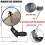 Bicycle Bar End Mirrors Round HD Adjustable 2 Pack 4
