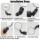 Bicycle Bar End Mirrors Round HD Adjustable 2 Pack 6