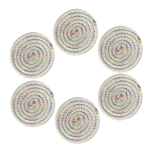 Cotton Rope Woven Placemat Set 6 pcs + Shelf 1