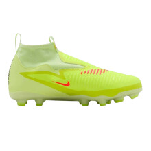 (1 UK, Crimson/Volt) Nike Childrens/Kids Phantom Luna II Academy Firm Ground Football Boots