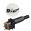 DC Power Socket 5.5x2.1mm Male Female Panel Mount 10 pcs 2