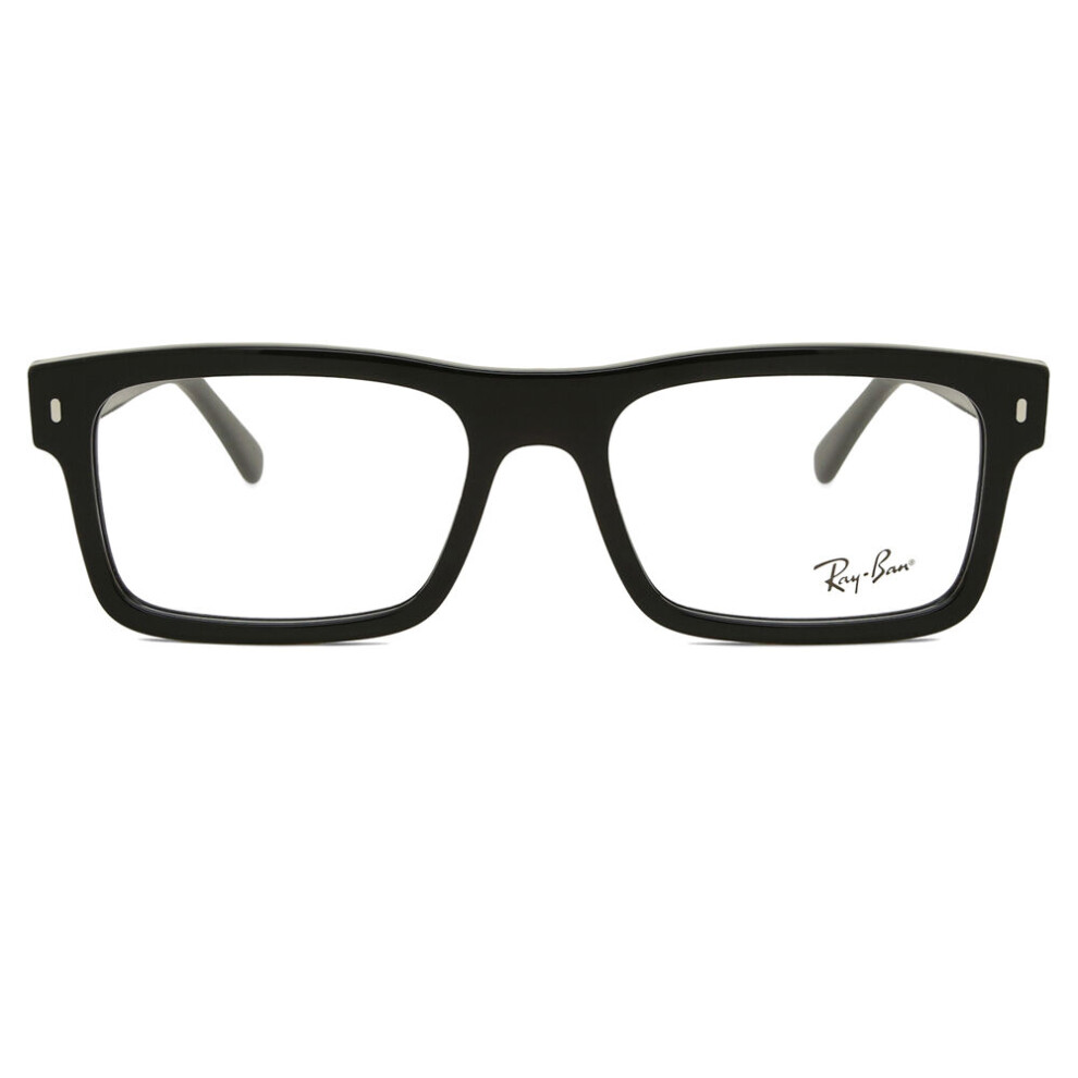 Ray-Ban Unisex Black Rectangle Acetate Eyeglasses Online - Full Rim - Rb5435 - Image 4