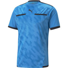 (M, Azure Blue/Black) Puma Mens TeamLIGA Referee Jersey
