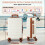 White 20 inch ABS Carry-On Luggage 2