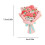 3D Flower Bouquet Fridge Magnets Decorative Set 3