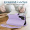 Purple RFID-blocking flip wallet case for Samsung Galaxy 4