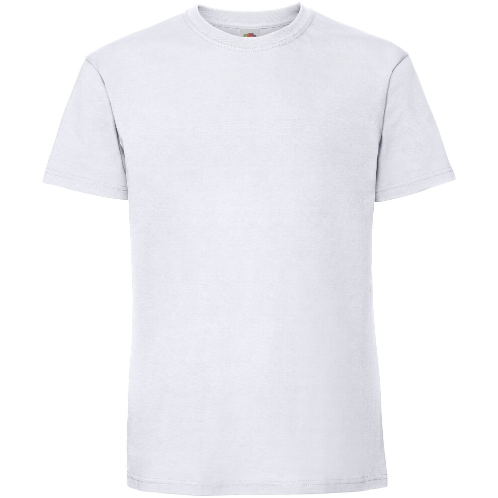 Fruit Of The Loom Boys White Children's T-Shirt - Image 2
