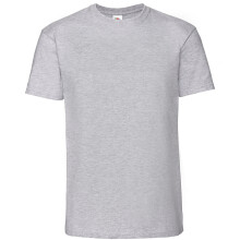 (2XL UK, Heather Grey) Fruit Of The Loom Mens Iconic 195 Ringspun Premium Tshirt
