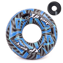 (Blue) Bestway Large 47" Inflatable Turbo Extreme Swim Ring Rubber Tube Beach Lilo Pool Float