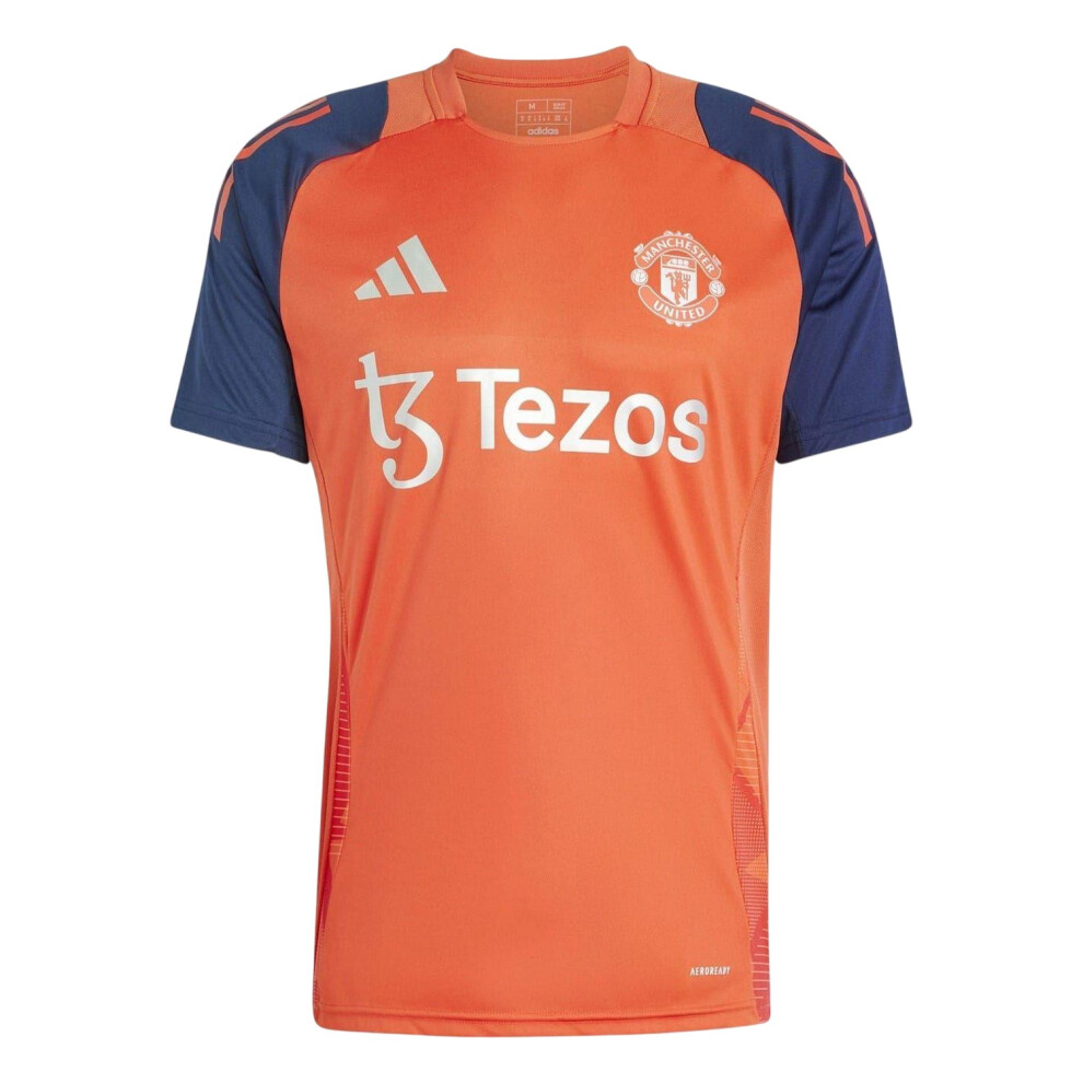 Adidas (M, Red) Unisex Adult Tiro 24 Manchester United Fc Training Jersey