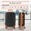Black 20 inch ABS Carry-On Luggage 4