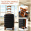 Black 20 inch ABS Carry-On Luggage 3