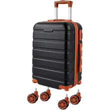 Black 20 inch ABS Carry-On Luggage