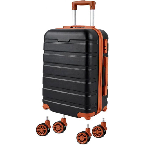 Black 20 inch ABS Carry-On Luggage