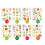 Easter Puffy Stickers Rabbit Egg Carrot Chicken 16 Sheets 2