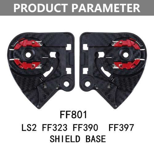 Motorcycle Helmet Visor Clip Shield Lock Base Plate for 2
