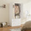 Homcom Armario para Dormitorio Blanco 80 x 50 x 180 cm 2
