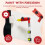 Multi-Angle Paint Brush Extender Red, Paint Edger Tool for High Ceilings, Extension Pole Attachment Holder 6