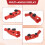 Multi-Angle Paint Brush Extender Red, Paint Edger Tool for High Ceilings, Extension Pole Attachment Holder 7