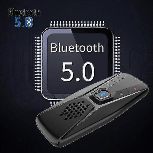 (As show, One size) Kit vivavoce Bluetooth 5.0 per auto per cellulari 1