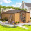 Outsunny Cobertizo de Jardín Marrón 340 x 386 x 200 cm 2