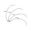 Stainless Steel T-Shaped Needles for Wig Making 70 pcs 2.5 7