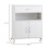 Vinsetto Armario para Impresora Blanco 60 x 39 x 80 cm 6