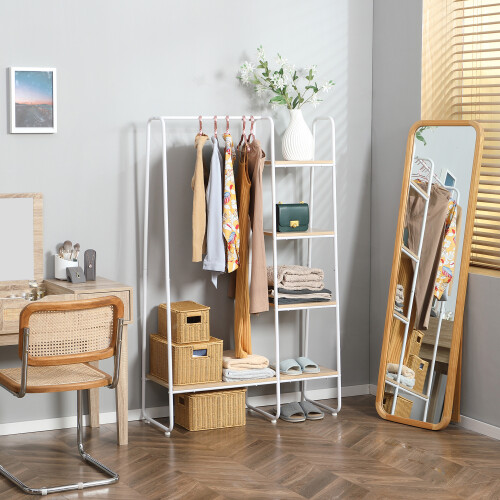 Homcom Perchero de Ropa Bicolor 101 x 39 x 160 cm 1