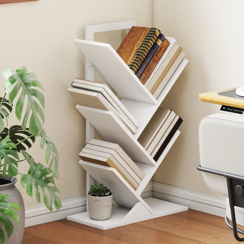 Homcom Librería Blanco 50 x 24 x 82 cm 1