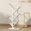 Homcom Librería Blanco 50 x 24 x 109 cm 4