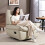 Homcom Sillón Relax Reclinable Beige 97 x 94 x 98 cm 2