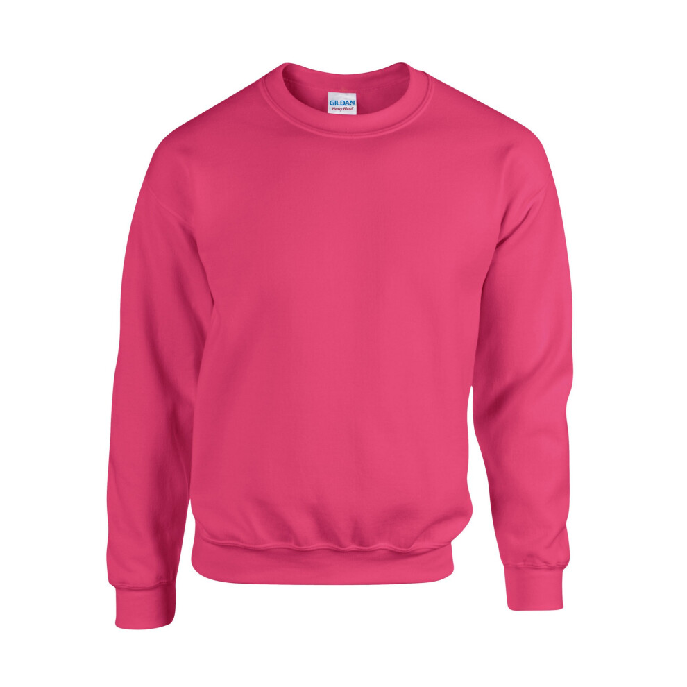 Gildan (M, Heliconia) Mens Heavy Blend Sweatshirt
